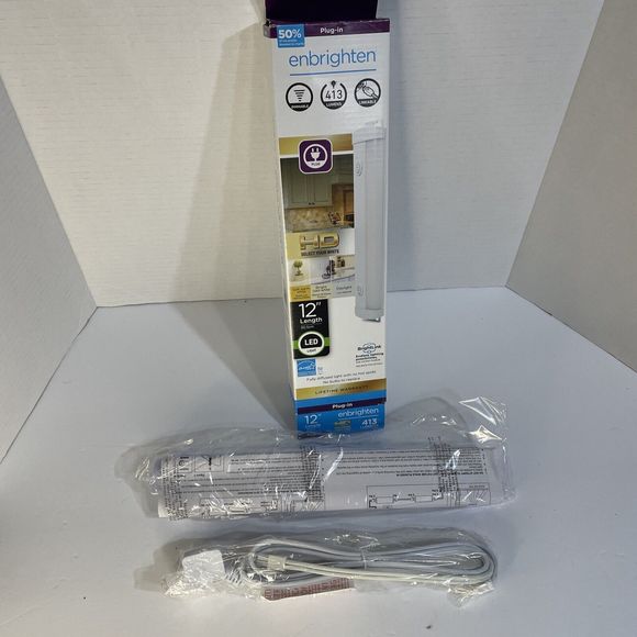 Enbrighten 12" LED Light 3 Settings 413 Lumens Dimmable Linkable 38938 Plug-in - Picture 3 of 12